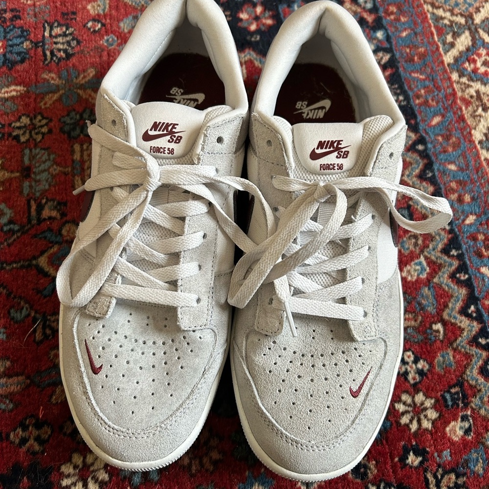 Nike SB Force 58 White Sneakers